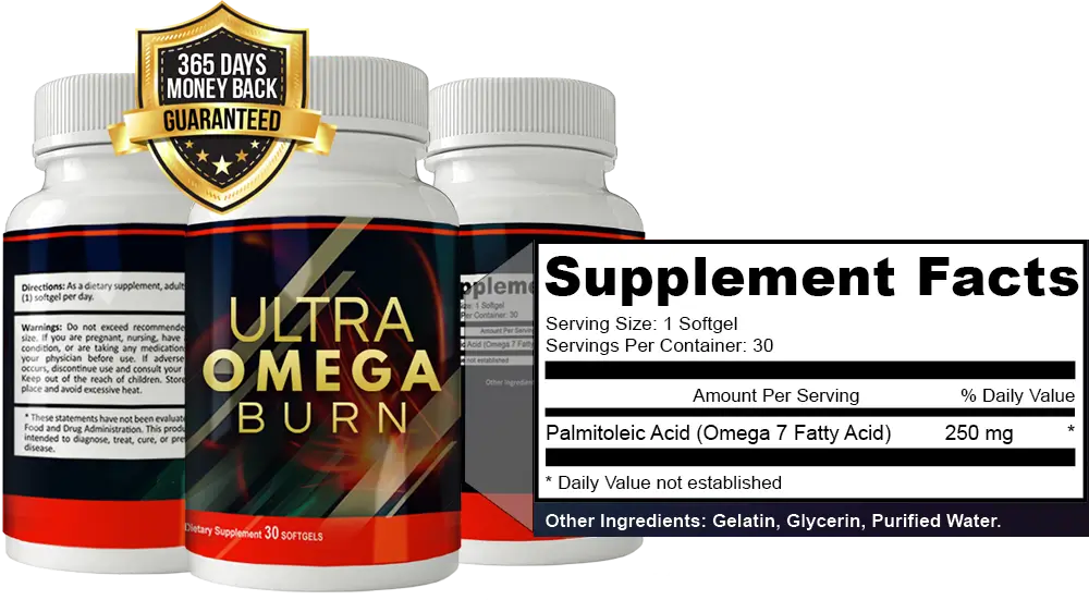 Ultra Omega Burn Supplement Facts